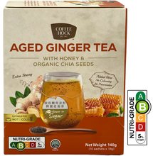 Load image into Gallery viewer, Aged Ginger Tea with Honey & Organic Chia Seeds