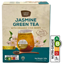 Load image into Gallery viewer, Jasmine Green Tea with Organic Chia Seeds