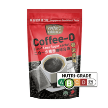 Load image into Gallery viewer, 2-In-1 Coffee-O Coffee Bags With Less Sugar (8 sachets x 18g)