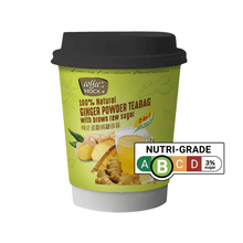 Load image into Gallery viewer, 2-in-1 100% Ginger Tea with Brown Raw Sugar Cup