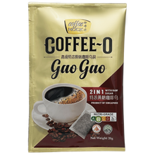 Load image into Gallery viewer, Coffee-O Gao Gao 2in1 Raw Sugar (Lower in Sugar) 15&#39;s x 20g
