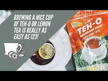Load and play video in Gallery viewer, 2-in-1 Teh-O Less Sugar Ceylon Tea Bag with Brown Raw Sugar