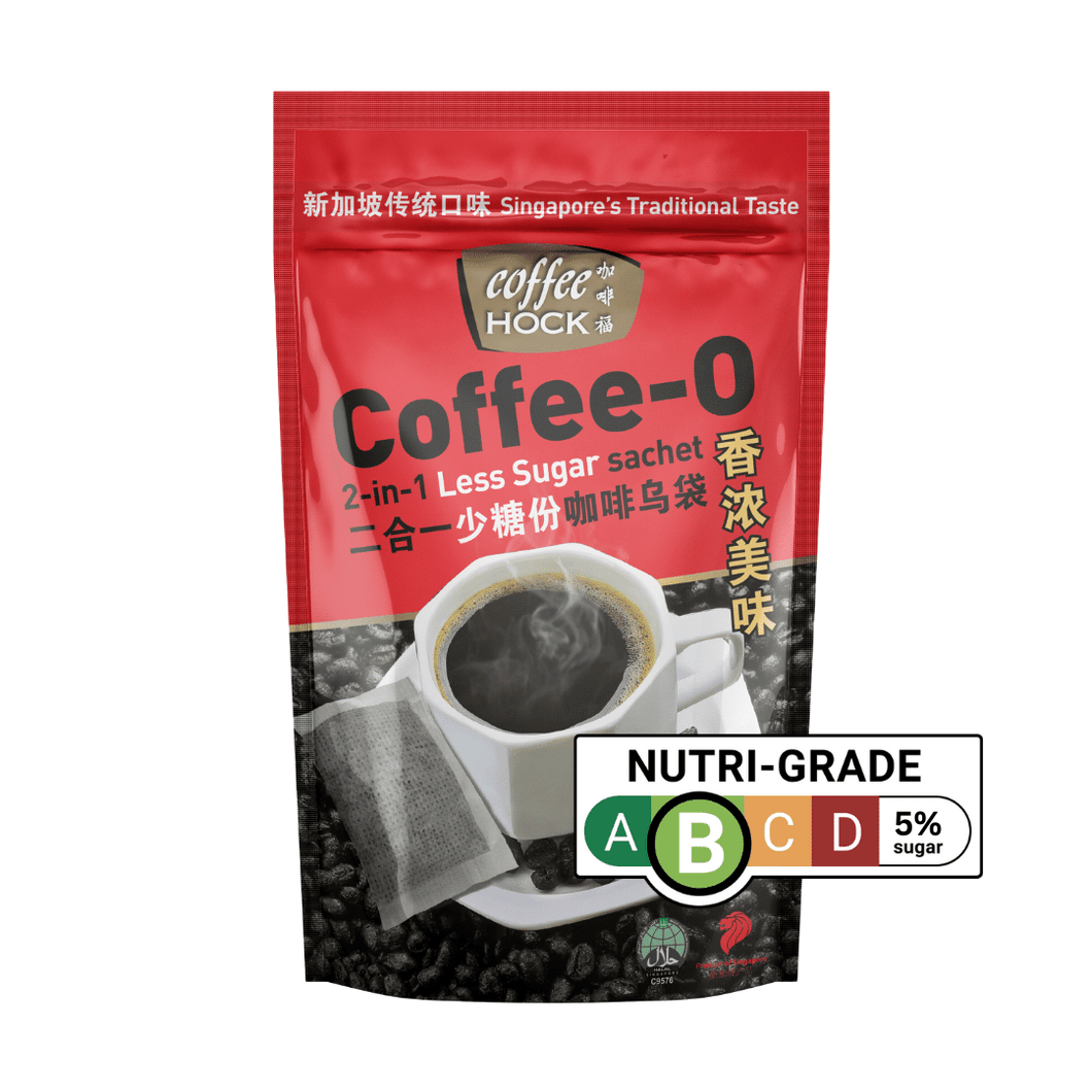 2-In-1 Coffee-O Coffee Bags With Less Sugar (8 sachets x 18g)