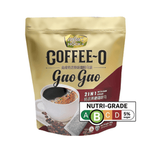 Load image into Gallery viewer, Coffee-O Gao Gao 2in1 Raw Sugar (Lower in Sugar) 15&#39;s x 20g
